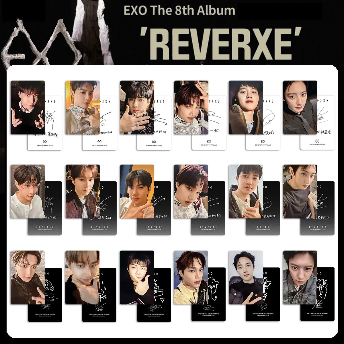 6PCS Korean Hot Idol EXO New Album 