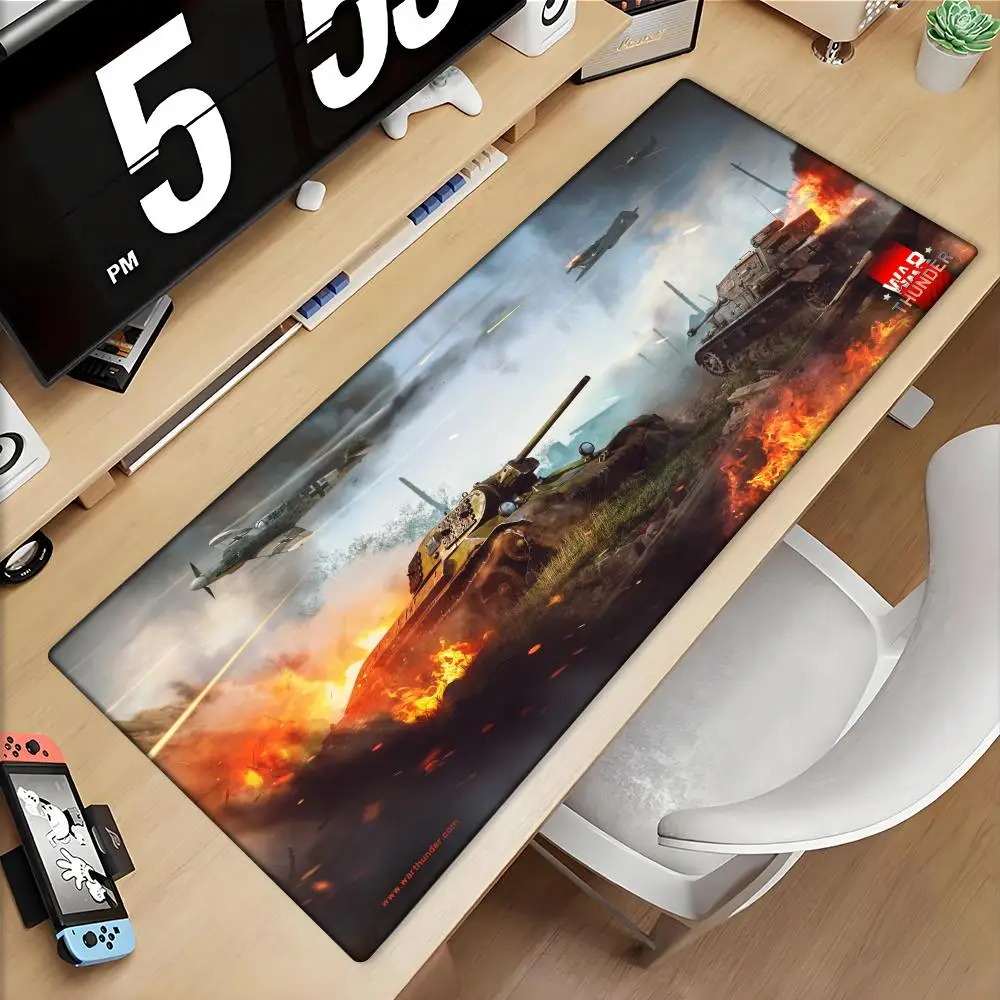 

War Thunder Mouse Pad Gamer New HD Home Desk Mats MousePads keyboard pad Soft Office Anti-slip Natural Rubber Gamer Mouse Mat