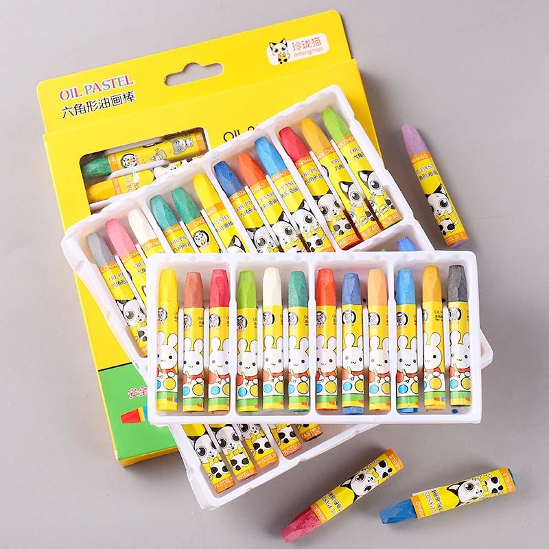 Multipurpose Oil Pastel Colored Crayons Practical Art Painting Tool Suitable For Kids Beginners Students Stationery Supplies