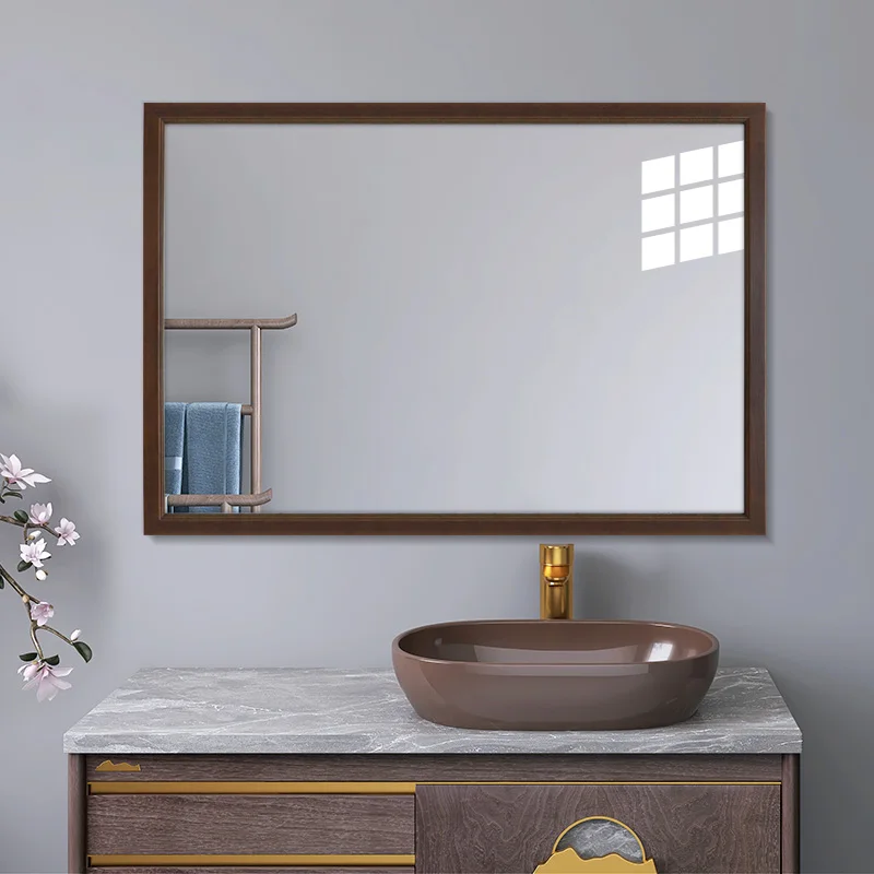 

Bright Modern Mirrors Lights Aesthetic Border Shower Mirror European Warm Espelho Grande Para Quarto Bathroom Accessories