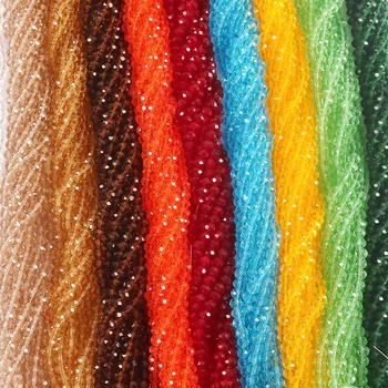 Rondelle Crystal Spacer Beads 1