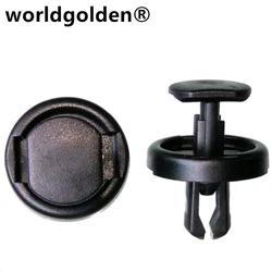 worldgolden 100PCS  auto plastic fastener Front and rear door side sealing strips buckle for honda 90467-07220
