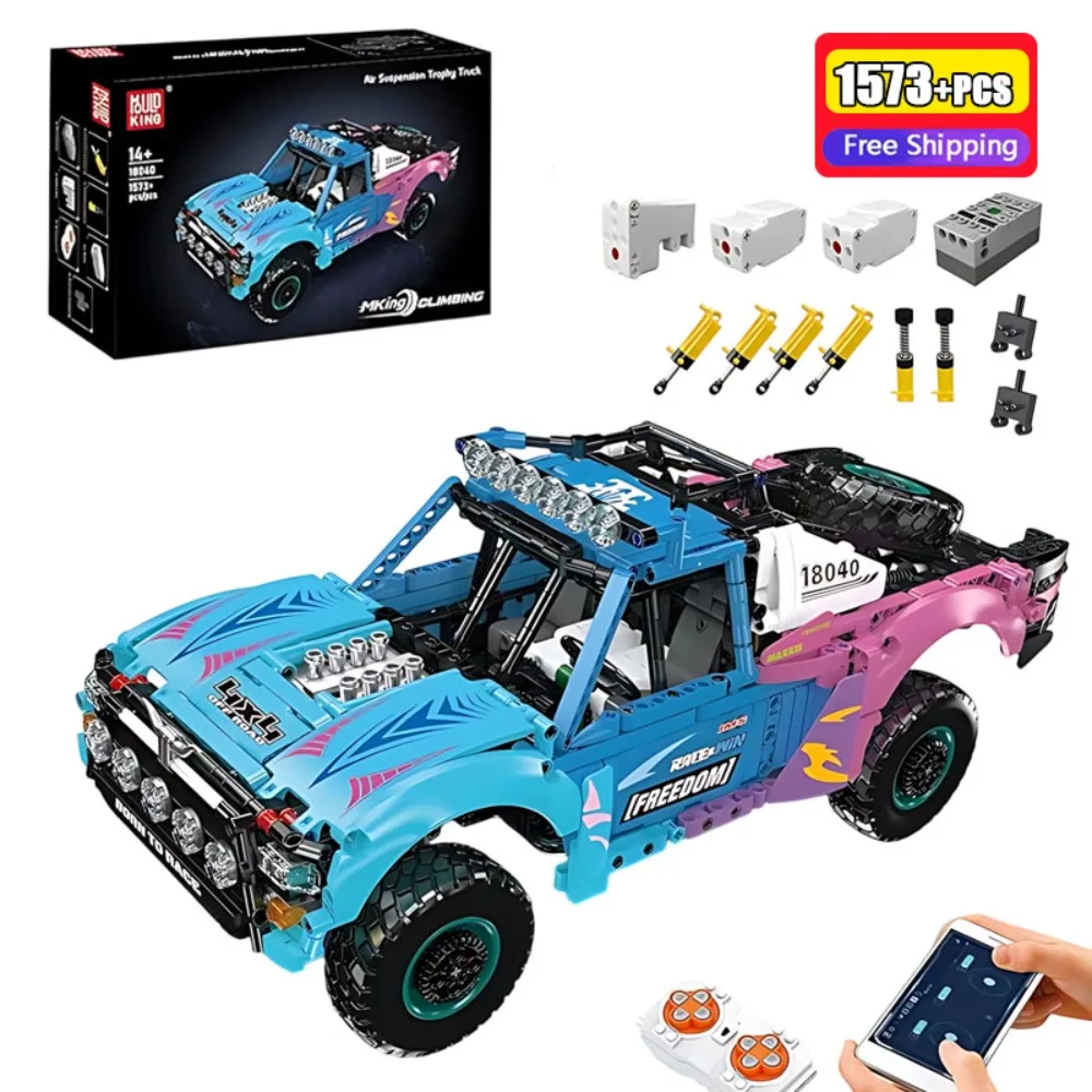 

1573Pcs Technical Off-road Truck Building Blocks Kit 4x4 Vehicle Model Set Compatible Bricks Creative Assembly Toy Holiday Gift