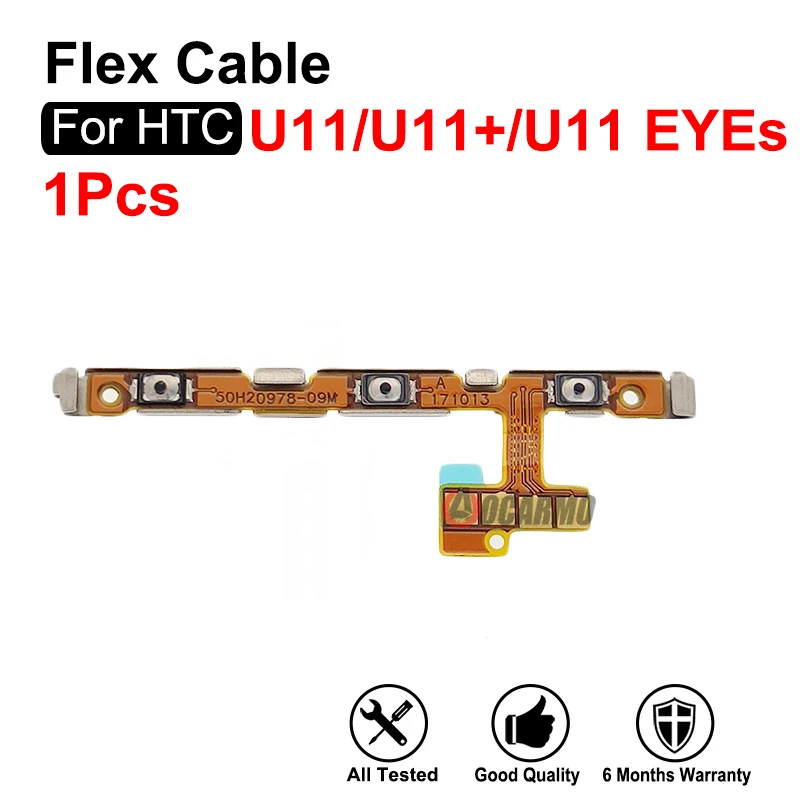 สําหรับ HTC U Play U20 Ultra UU U11 ตา U11 + U11 เปิดปิดปุ่มปรับระดับเสียง Flex Cable Replacement Parts