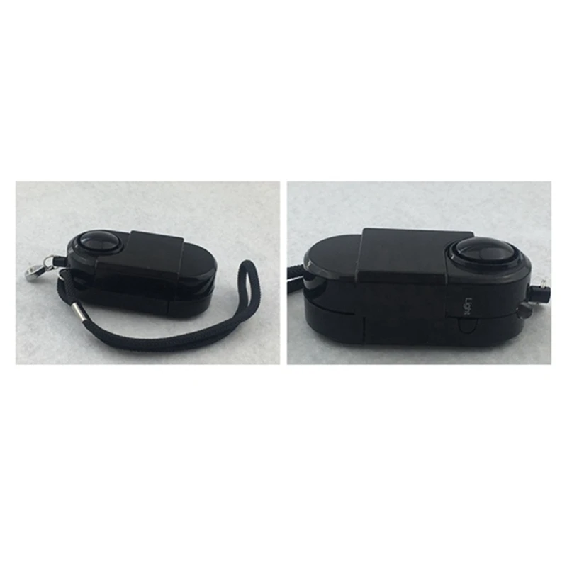2 PCS Camping Travel Portable Mini PIR Infrared Motion Sensor Black Plastic 120DB Wireless Home Security Anti-Theft