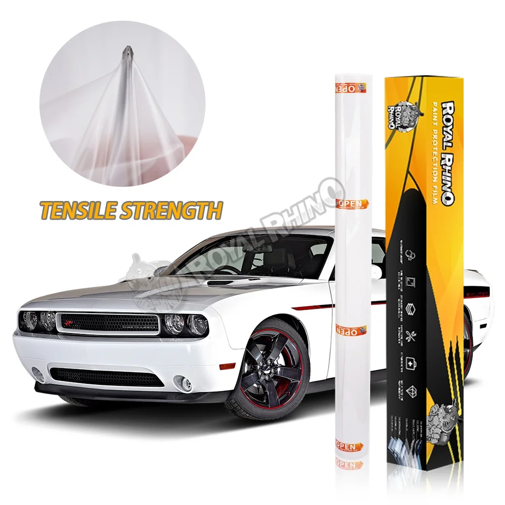 

Royal Rhino Ppf Top Quality Nano Coated Hydrophobic Car Film 6.5/7.5/8.5Mil TPU TPH PPF Paint Protection Film