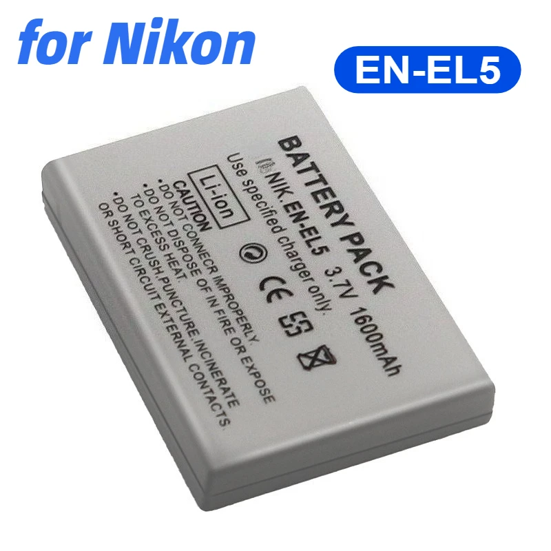 

For Nikon EN-EL5 ENEL5 Camera Battery P530 P520 P510 P100 P500 P5000 P5100 P6000 3700 4200