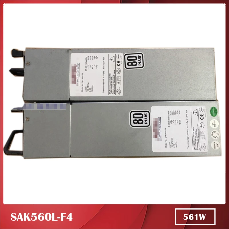 For Network Equipment Power Supply for JUNIPER APM SAK560L-F4 561W  100% Test Before Shipment