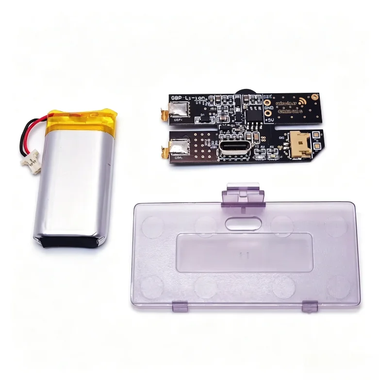 No Soldering Required USB-C 700mAh Rechargeable Li-ion Battery Module Kit For  GBP Console Replacement Mod