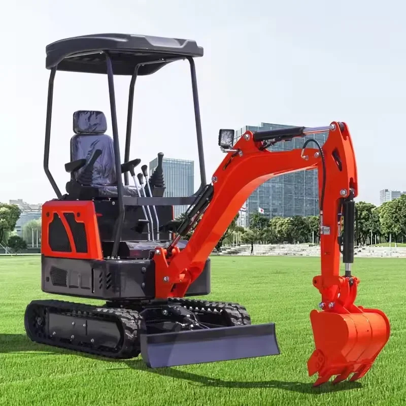 ヨーロッパホット販売ハイトップブランド 1Ton 1.5ton 1.8ton 電気油圧マイクロ小型クローラー 1 トンミニディガーバガーミニショベル