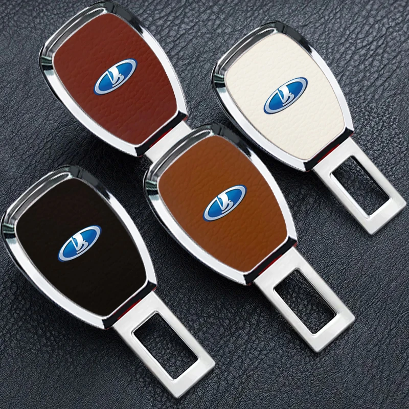 Car Seat Belt Clip Extender Customization Emblem Accessories For LADA Priora Sedan Sport Kalina Granta Vesta Niva Largus Samara