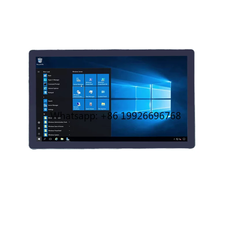 Industrial Touch Screen Monitor IP65 Front Case Waterproof Embedded Narrow Bezel LCD Display for Kiosk and Control Panel
