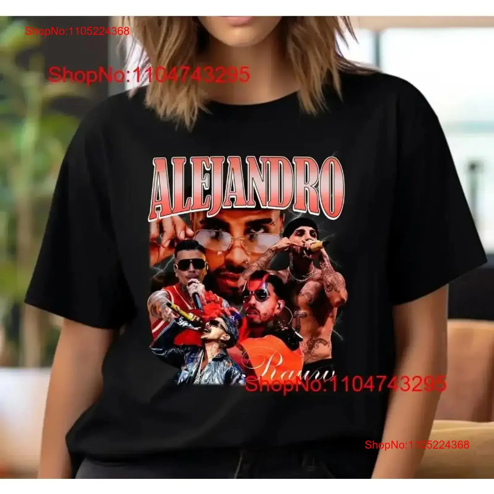 Retro 90s Rauw Alejandro T shirt vintage Washed Soft homme fashion designer clothes Top For Everyday Wear Slightly streetwear
