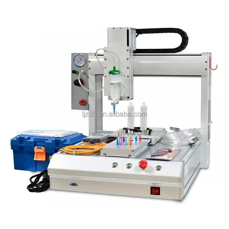 One-component Automatic 30ML 50ml Silicone Glue Dispenser Epoxy Resin Potting UV Glue Dispensing Machine With Syringe Needle