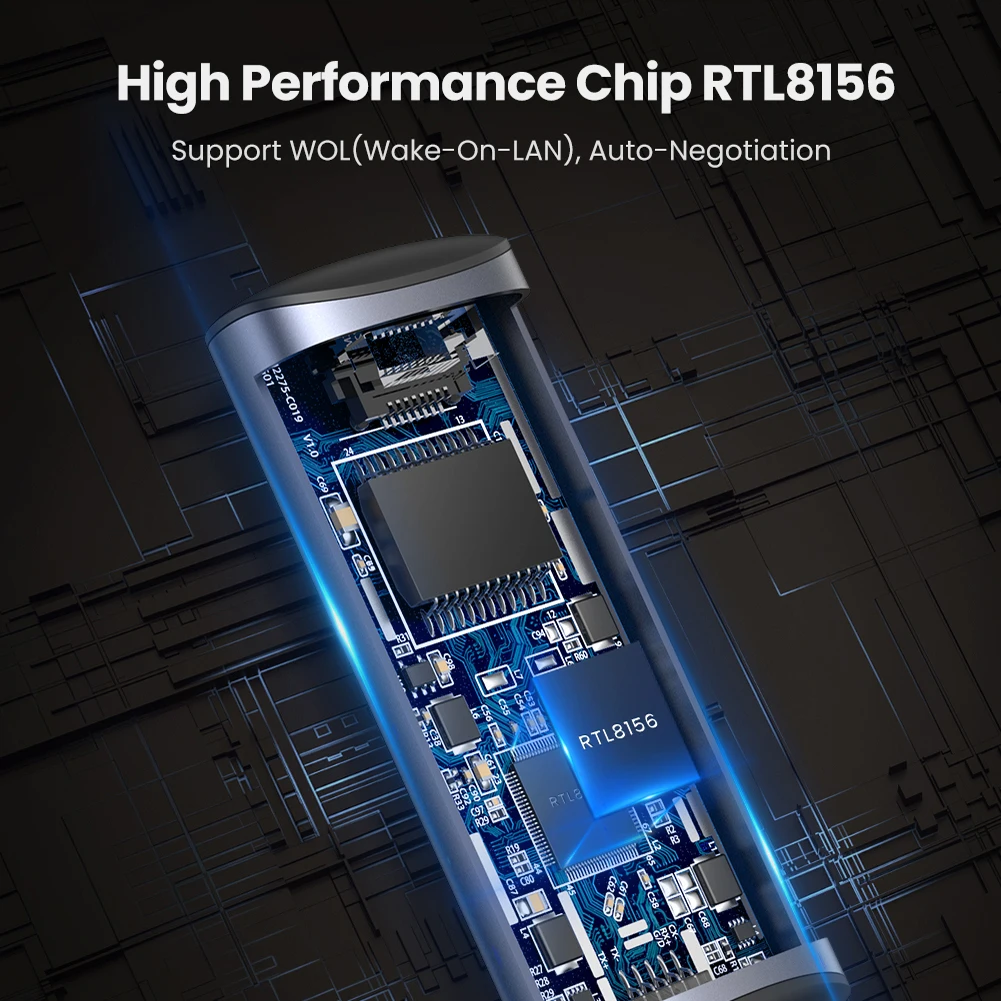 Адаптер Ethernet 2500 Мбит/с, 2,5 ГГц, USB C