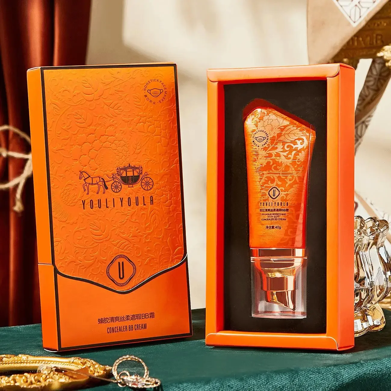 كريم أساس BB كوم كولابينوجو، Base de Maquiagem Hidrata، Cobertura Limpa e Sem Crueldade، Complet e Imperfeita، 1,4 أونصة، 40 جرام #4