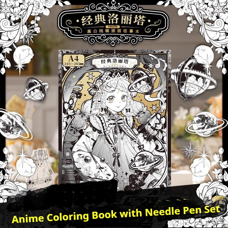 Beginner's Comic Character Drawing Sketch Portrait Tutorial Book Children's Manga Copy Practice Line Painting Coloring Art Book