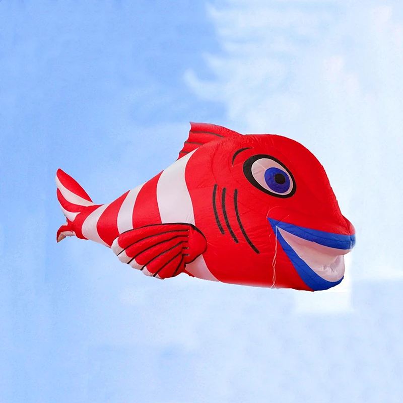 3d clown fish kite pendant inflatable kite string reel animated kites professional kite adult soft kites parachute Outdoor toys