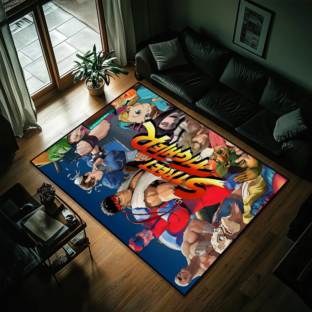 Game S-Street Fighter Kleiner Teppich Nachttisch Küche Bad Wohnzimmer Haus Schlafzimmer Bodenmatte Fußmatte Großer Teppich Dekoration – Detail 6