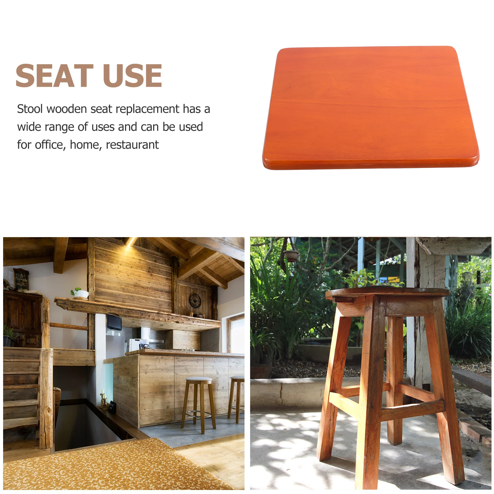 Квадратный табурет из массива дерева, сменное сиденье для ресторана, дома, барный стул, стул, бар, круглые табуреты, стул, деревянная подушка