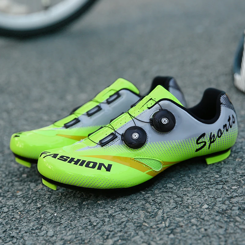 

Bicycle professional cycling shoes four seasons unisex wear resistant anti slip breathable hard bottom comfortable riding shoes