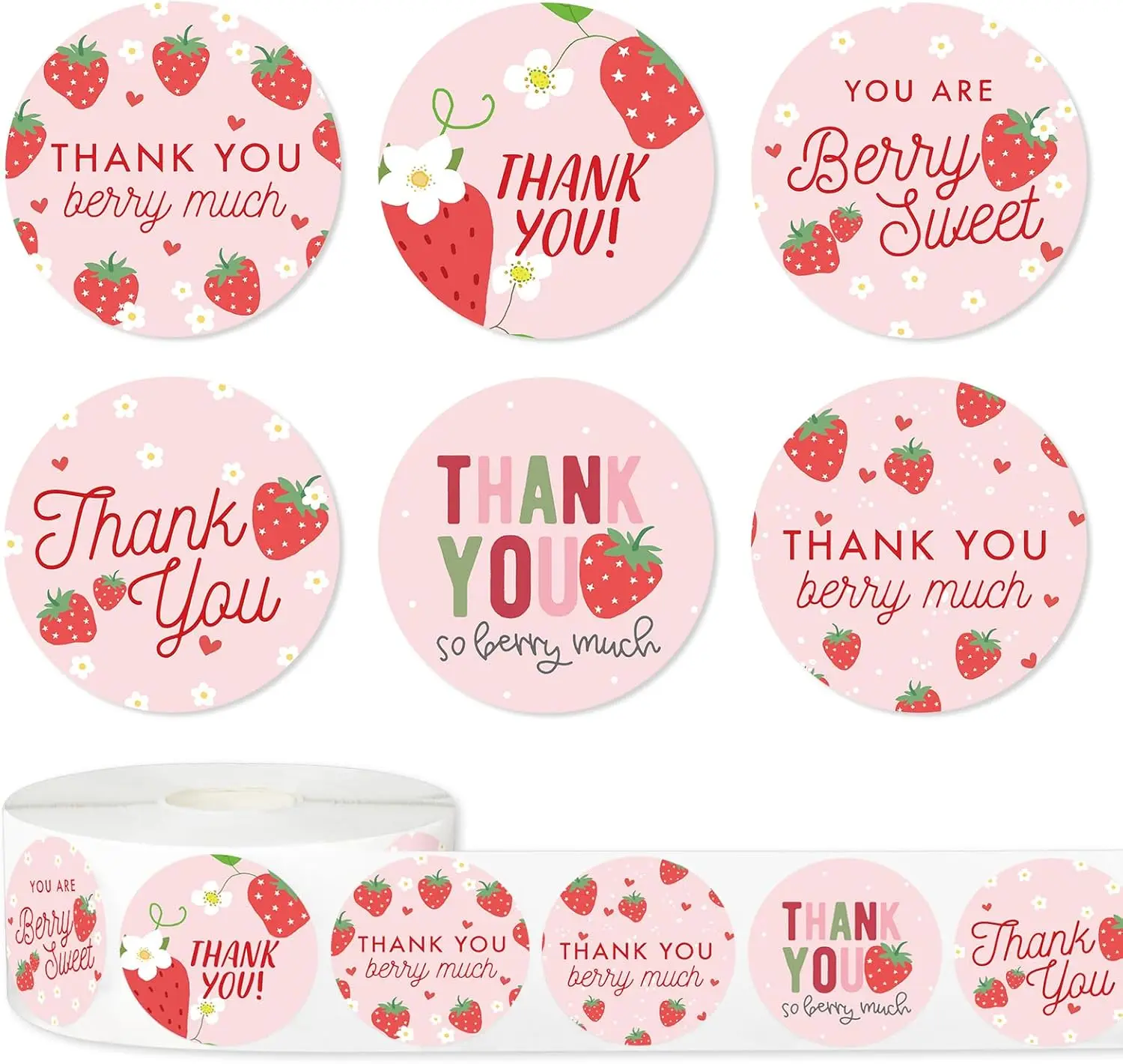 500-шт-наклейки-с-клубникой-«спасибо»-розовые-фрукты-декоративная-наклейка-в-рулоне-6-видов-конструкций-самоклеящиеся-уплотнительные-этикетки-для-летнего-дня-рождения