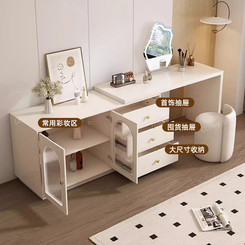 

Cheap Multifunction Dressers Hotel Luxury Modern Women Lighting Dressers Cabine Storage Penteadeira Camarim Bedroom Furniture