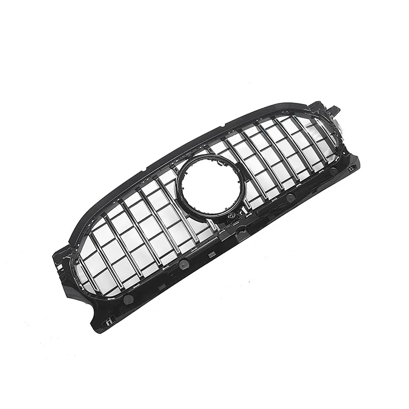 GT Style Glossy Black Radiator Grilles For 2020-2022 Mercedes Benz GLA Class H247 Racing Grilles Bumpers Body Kit Hood Gloss