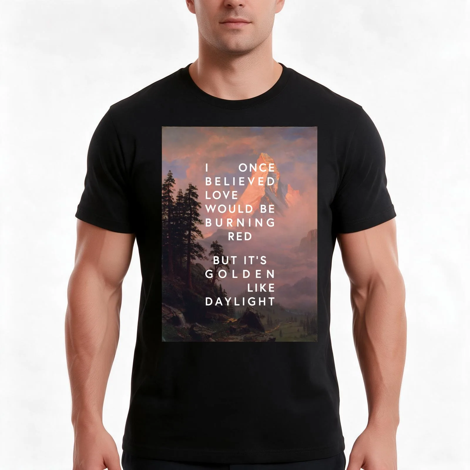 its golden like daylight T-Shirt, Summer Casual Cotton Tee, Oversized Streetwear Tops, Vintage Graphic Print, Unisex Men Women