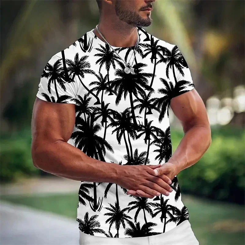 Summer Coconut Tree 3D Print T-Shirts