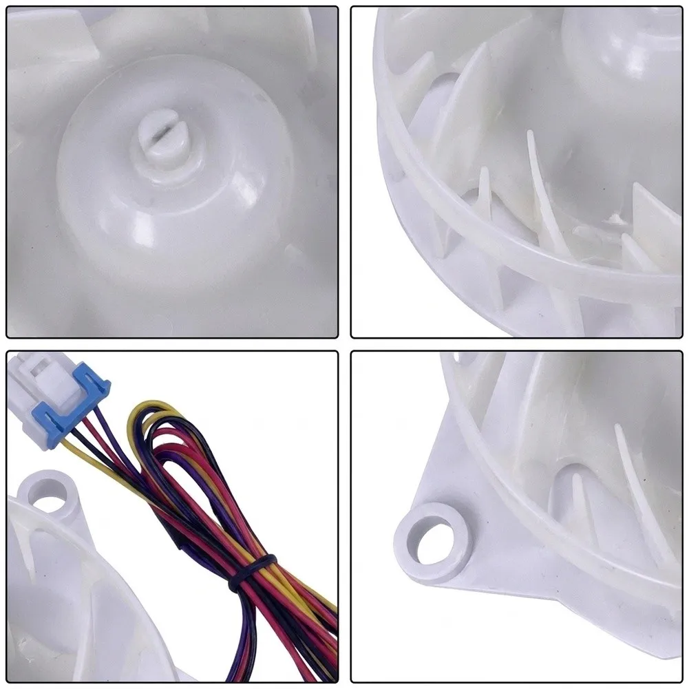 DC12V Fan Motor EAU63503702 for Refrigerator Evaporator Assembly Exact Fit Replacement Plastic Housing 10 10 2cm