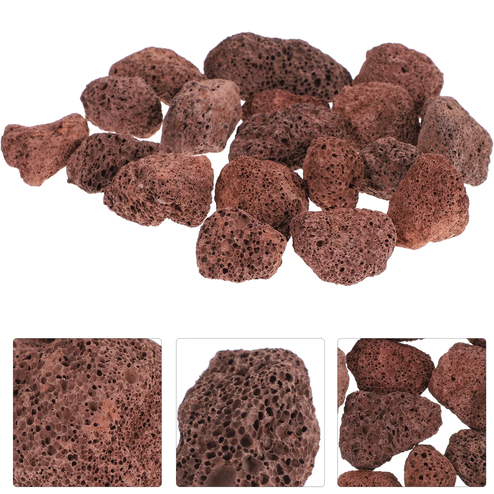 1 Bag of 450g Aquariums Volcanic Rocks Fish Tank Water Ornament Filter Material