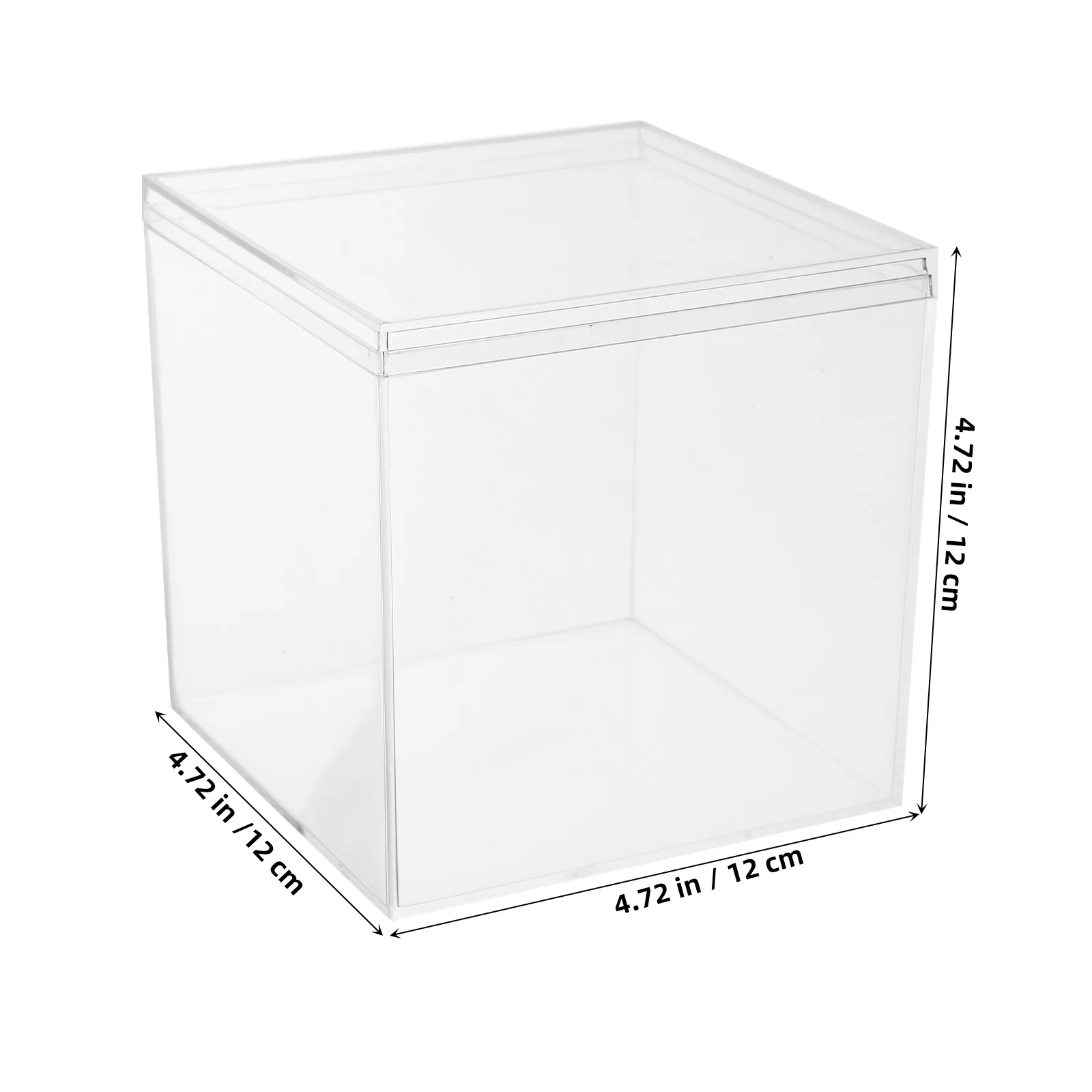 Clear Action Figure Display Box Stable Protective Case for Models Collectibles Exhibition Organizer Storage