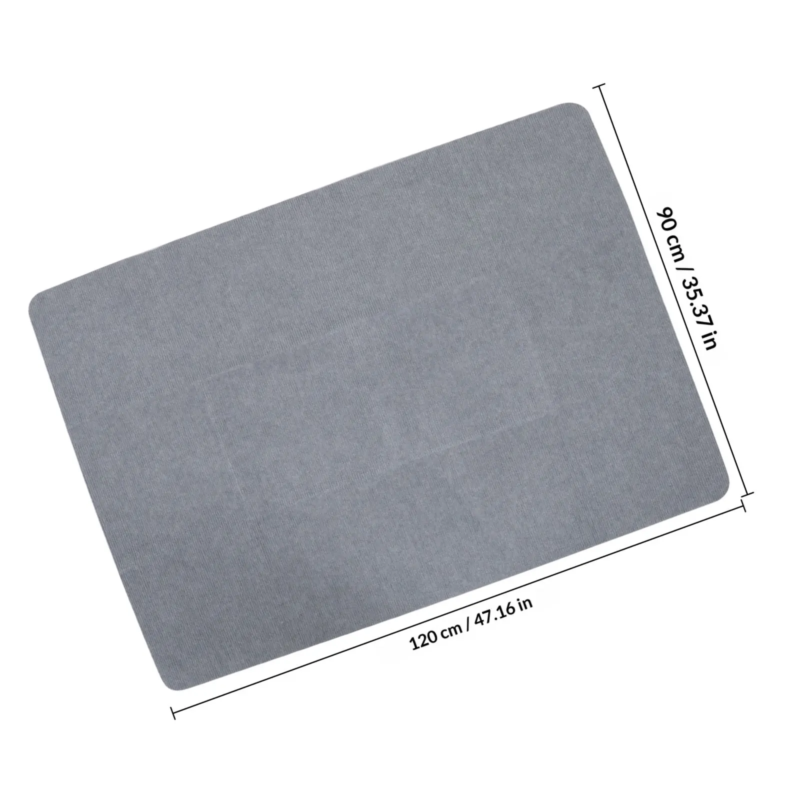 Self-Adhesive Non-Slip Desk Floor Mat for Office Chair Gaming Chair Hardwood Floors Floor Protector Mat Thick Comfortable Easy