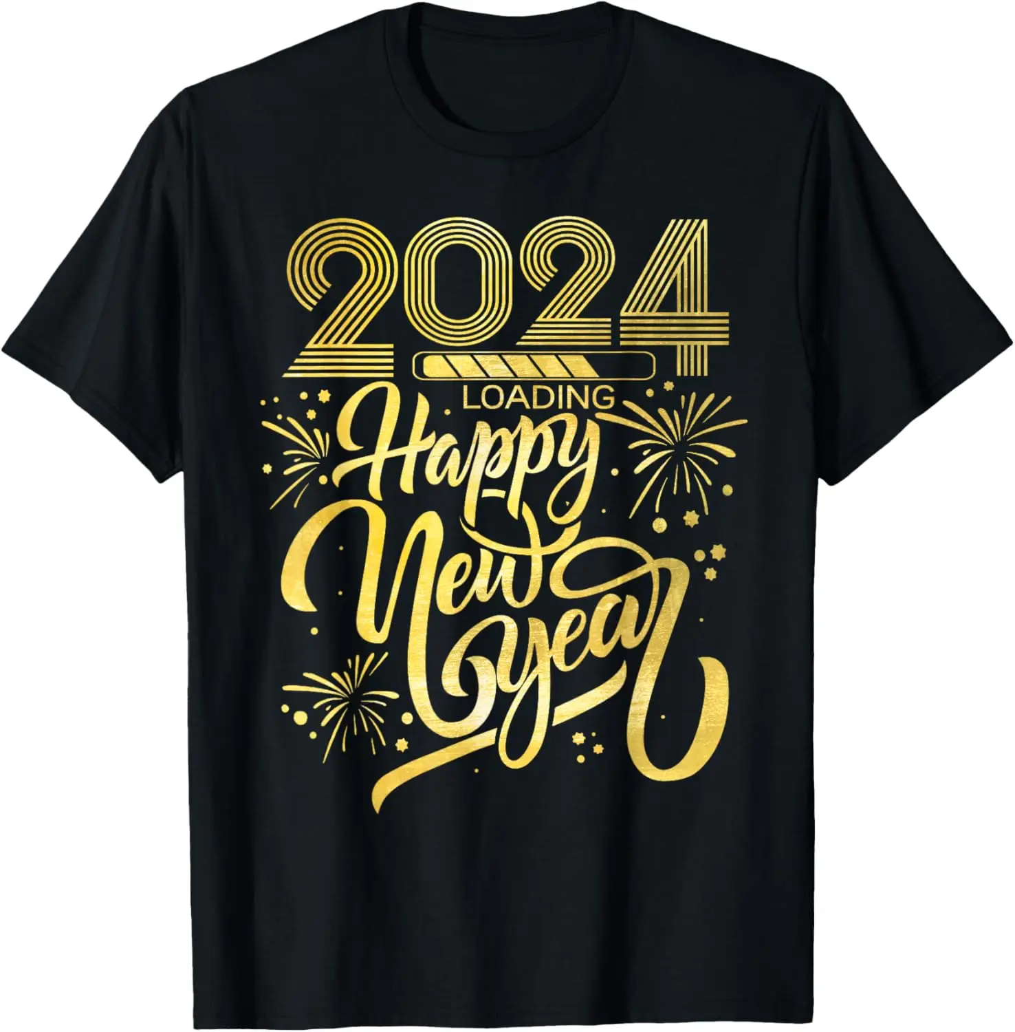 Happy New Year 2024 New Years 2024 Loading T-Shirt