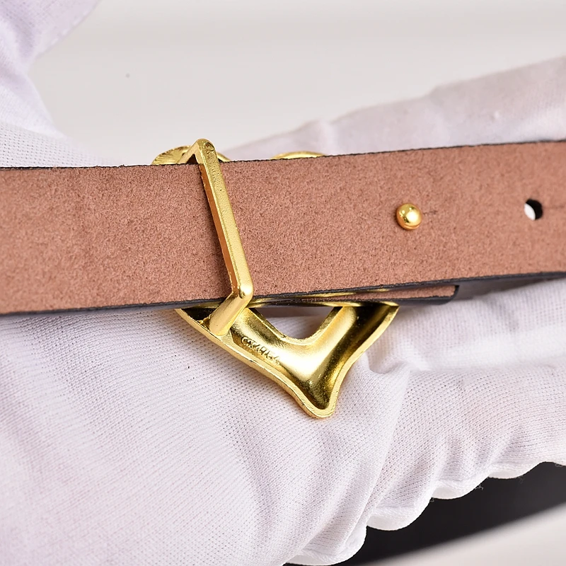 Personalized Love Genuine Leather Belt Women's Fashion Pants Belt Decorative Dress Jeans Cowhide Retro Women's Belt