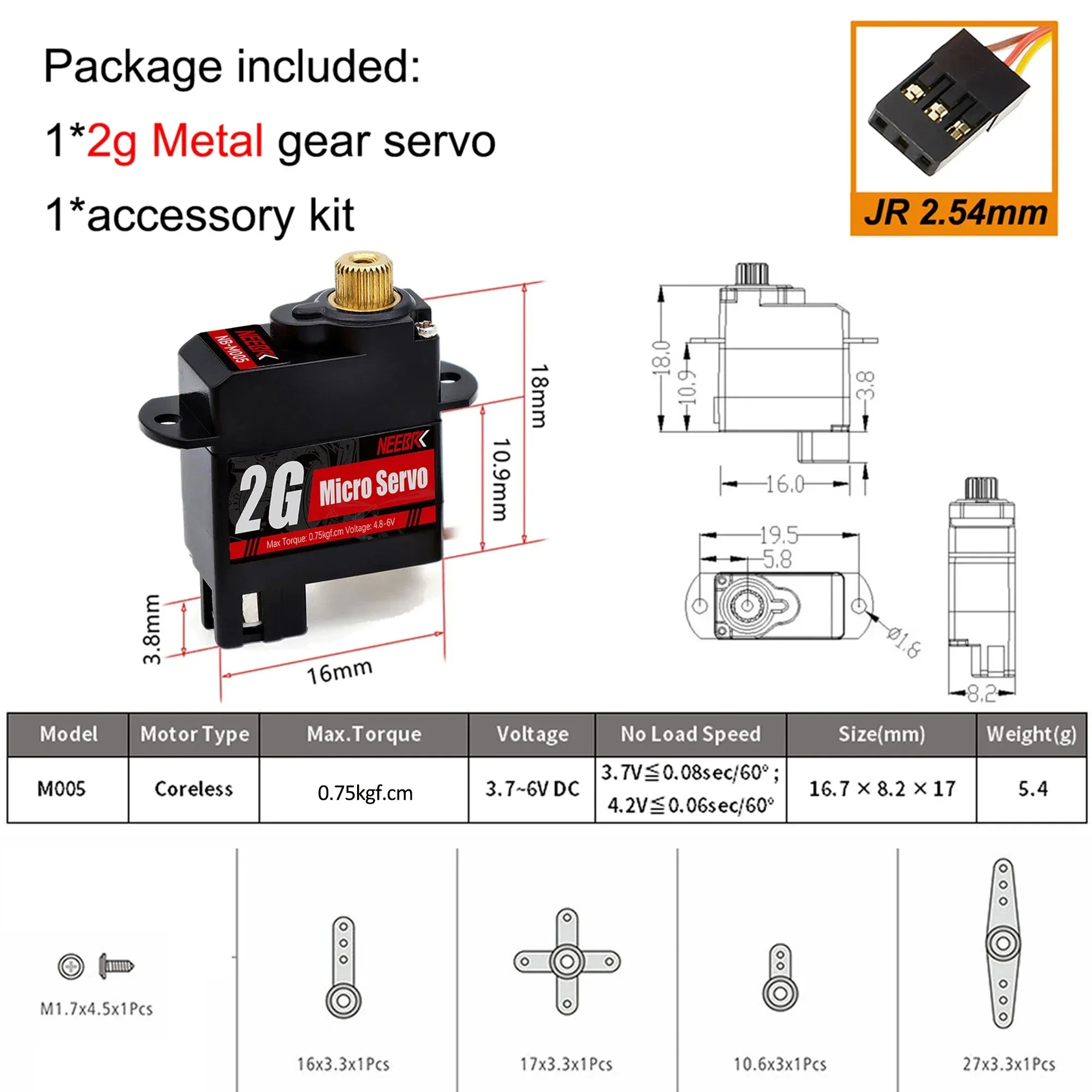 NEEBRC 2g 4.3g 5g 8g 12g 21g Digitale Micro Servo voor RC Vliegtuig Drone Mini Auto Helikopter Vaste vleugel Wltoys K969 K989 XKS X450