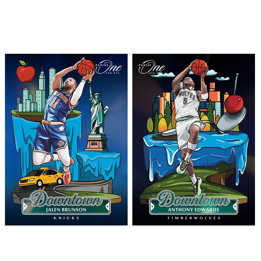 PANINI DIY homemade 2025 basketball DOWNTOWN Curry James Durant Doncic Wembanyama Tatum Lillard Collectible cards Holiday gifts