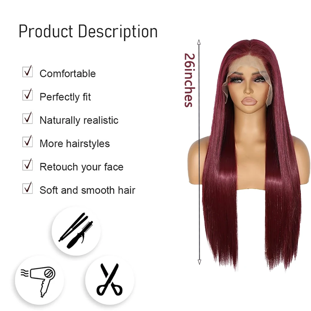 burgundy-13x4-lace-front-wig-long-straight-synthetic-hair-for-halloween-daily-wear-cosplay-party-pre-plucked-hairline-glueless