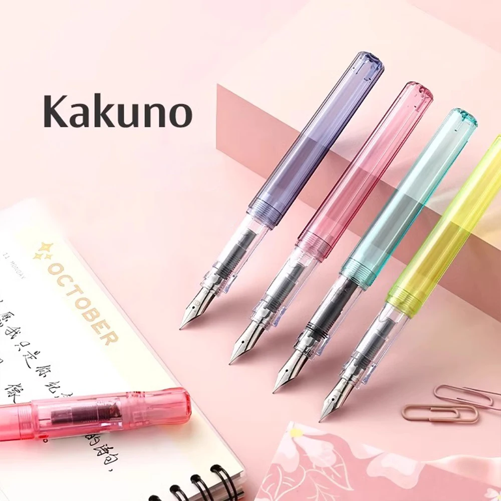 

1pcs PILOT Kakuno Smiley Fountain Pen Madoromi Fantasy-limited New Color Student Writing Practice Beginner