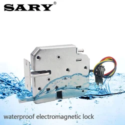 XG07D Washing Machine Waterproof Electromagnetic Lock With Feedback Signal Switch Refrigerator Electric Control Lock