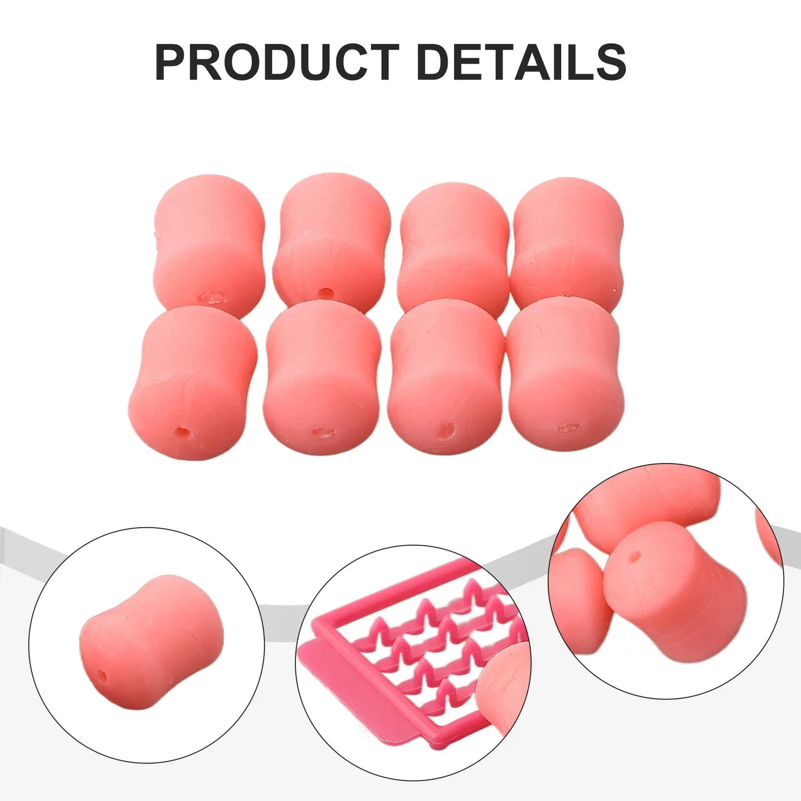 

8pcs/Pack 12mm Carp Slow Sinking Fruity Squid Flavour Fake Baits Dumbells Bait Floating Lure Dumbbell Type Super Buoyant Pop-up