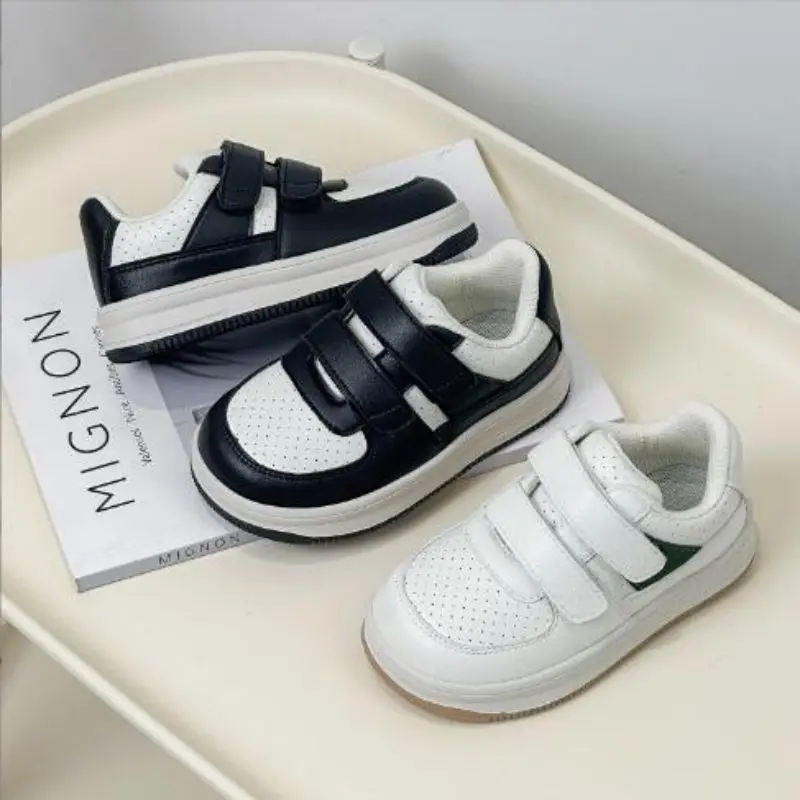 

Size 22-30 Boys' Soft Sole Casual Sports Shoes Spring Autumn Baby Shoes Girls' Dad Shoes Breathable Comfortable Running Shoes