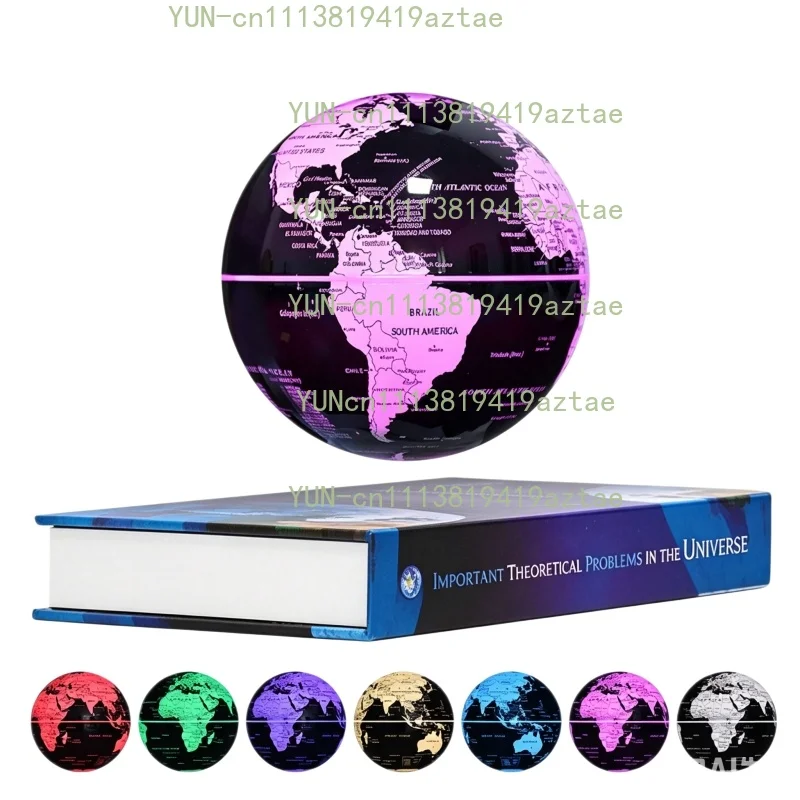 8.5CM F LED Night Light World Map Desk Ornament Birthday Gift for Home Office Bedroom Decor