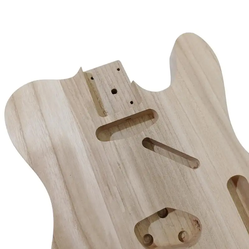 

77HC Цельный полированный деревянный корпус гитары ручной работы для деталей электрогитары Т-образного типа