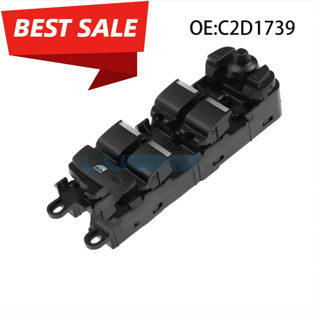 

C2D1739 Front Left Driver side Door 3 pins Master Power Window Switch For JAGUAR XJ 10-19 XF 12-15