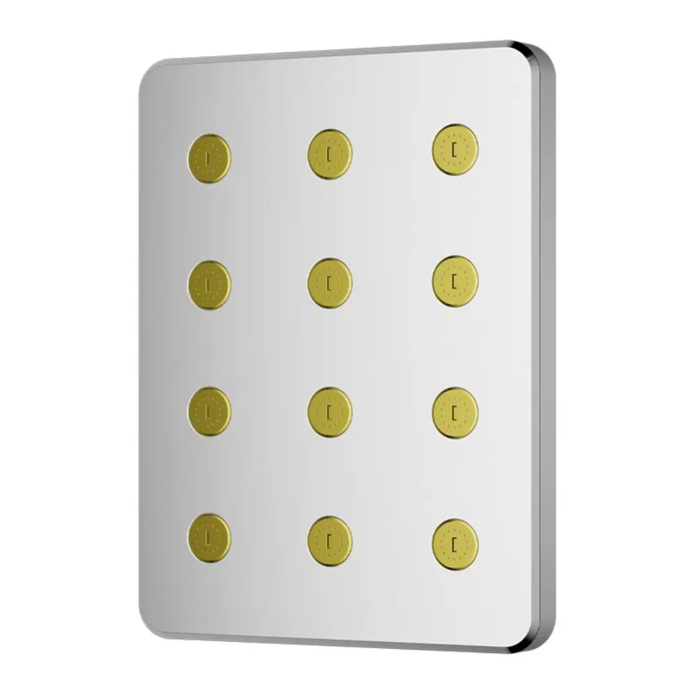 

Большая панельная насадка для душа для ванны, экономия воды под давлением, насадка для душа под давлением 360° ° Вращающаяся съемная верхняя насадка для душа с распылителем