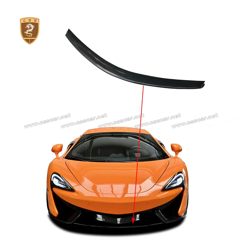 Real Carbon Fiber Front Bumper Lip For Mclaren 540C 570S N Style Front Spliter Modification Car Accessories Upgrades Parts