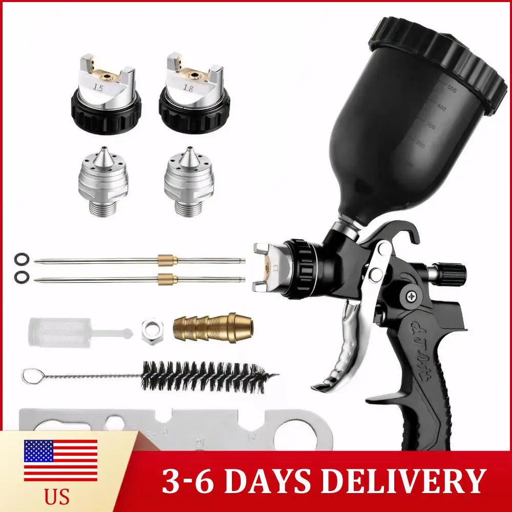 

Professional Air Paint Spray Gun Car Repair Paint Spray Gun Car Aerograph Spraying Gun for Car Furniture Metal Surface Painting