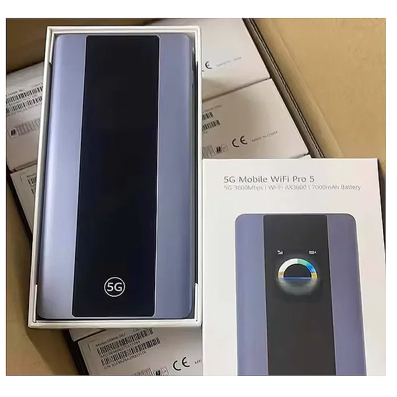 E6888-982 AX3600 3.6Gbps Portable Mobile Hotspot 5G Mobile WiFi Pro 5 for HUAWEI Soho Application WEP Encryption VPN